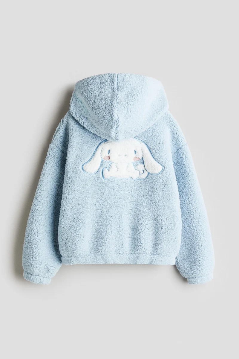 H&M Teddy zip-through hoodie